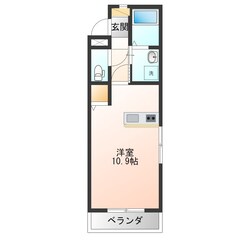 大島マンション7の物件間取画像